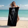 1Pc Crystal Skull Reflection Beach Towel Microfiber Beach Towel Thin Absorbent For Beach Swimming Yoga Bath Sports 0917129