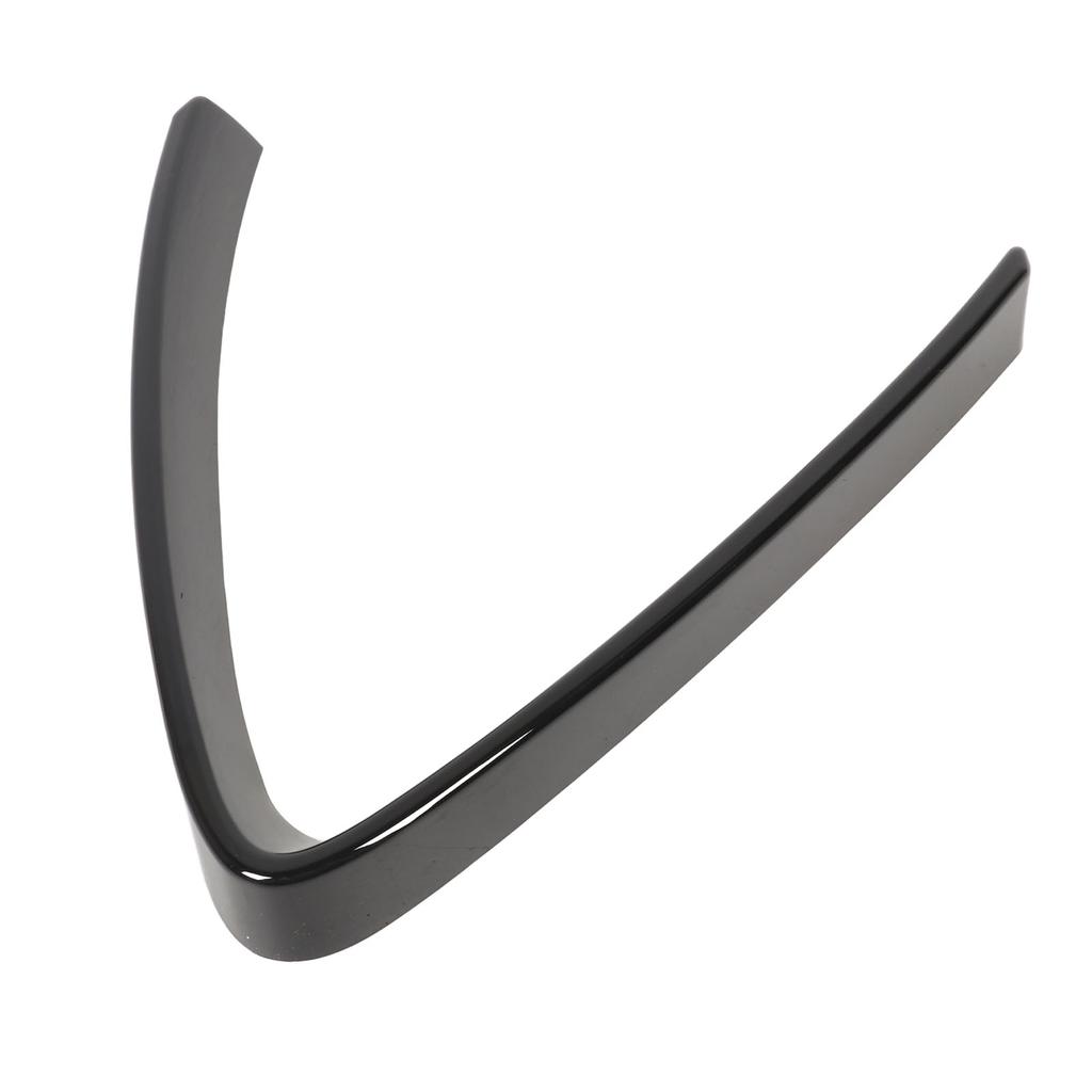 Stoßstangengrillverkleidung, V-förmiger Rahmen, Dekoration, hellschwarz, Ersatz für Alfa Romeo Stelvio 2017 bis