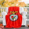 1pc B-Benfica Theme Blanket - Digital Print, Polyester, Cozy for All Seasons, Perfect for Outdoor, and Travel