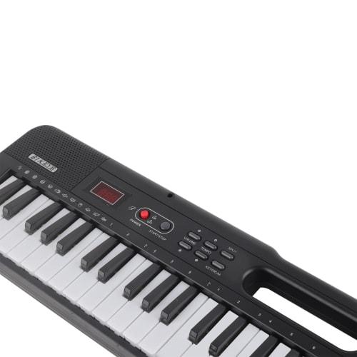 Portable 61-Key Digital Piano for Beginners with Smart Light Follow and Recording Function, Mini Keyboard for Kids, Multifunctional Digital Piano for