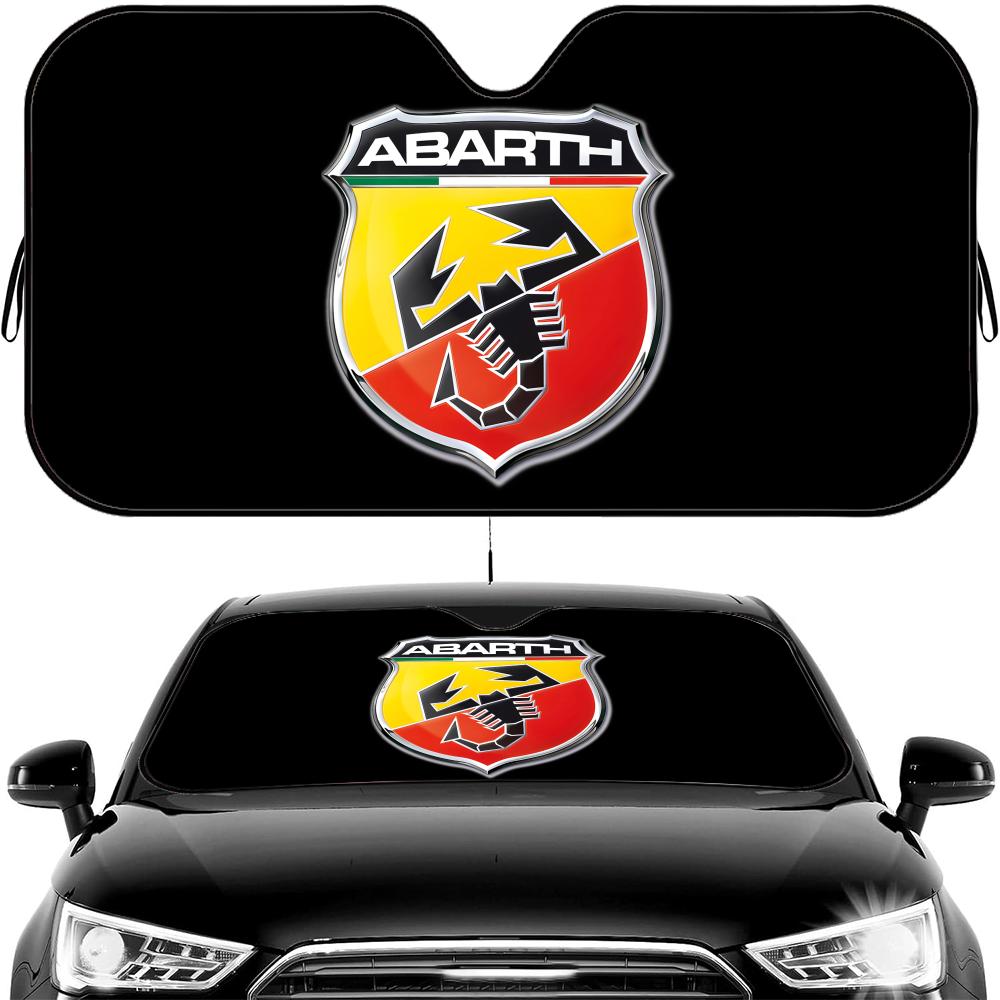 HGLRH1 A-AbarthS-S Logo Sonnenblende Auto Windschutzscheiben Sonnenschutz UV-Schutz Wärmeisolierung Abdeckung Universell Sonnenschutz