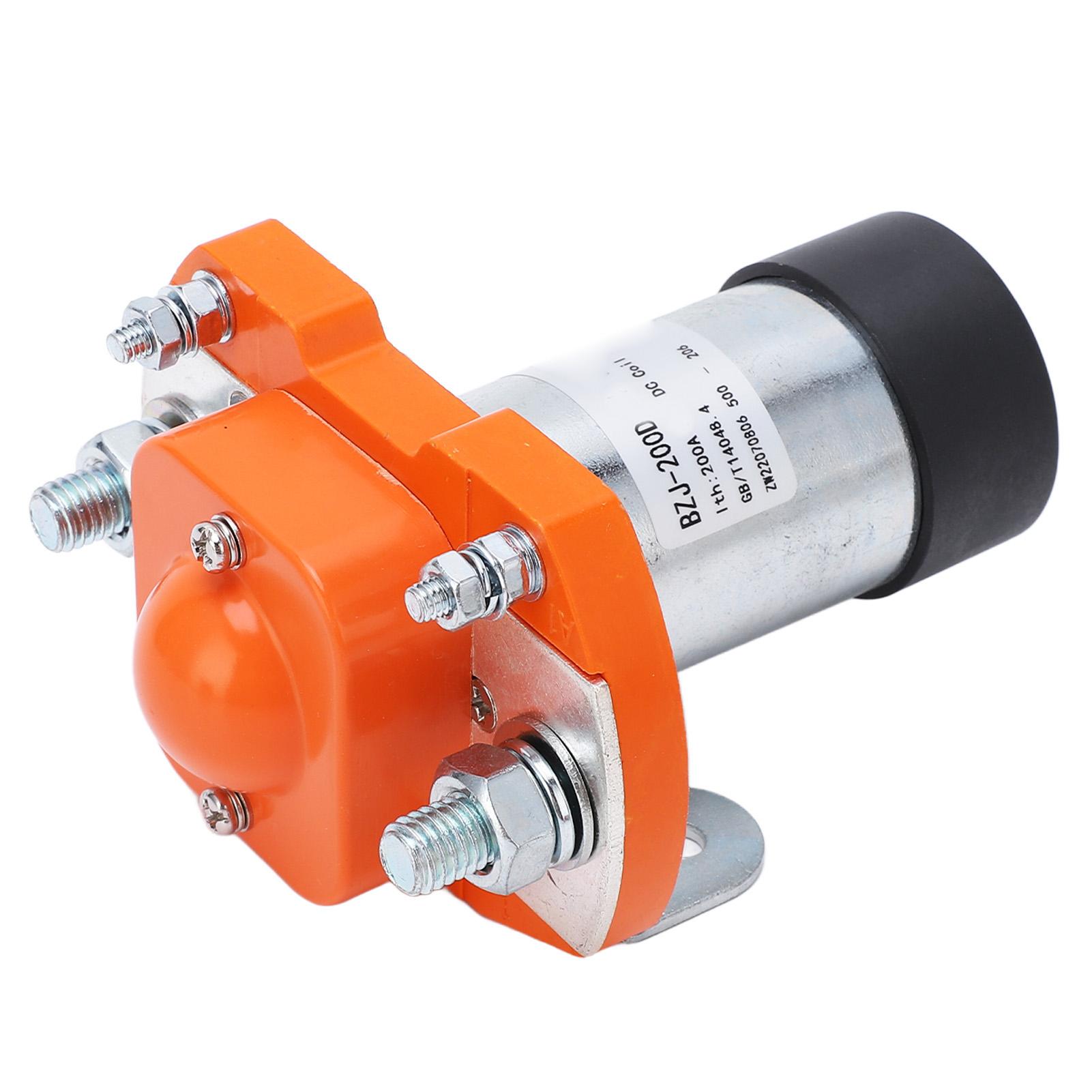 

Contactor Power on Off Control Stainless Steel and ABS Main Contactor Solenoid Properly Connect for High Current 24V