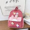 Backpack Cartoon Rabbit Ith Soft Nylon Fabric And Animal Print Children For