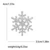 Rhinestone Snowflake Brooches for Women Unisex Christmas Pins Multi-color Available Fashion Jewellery Accessories Gifts