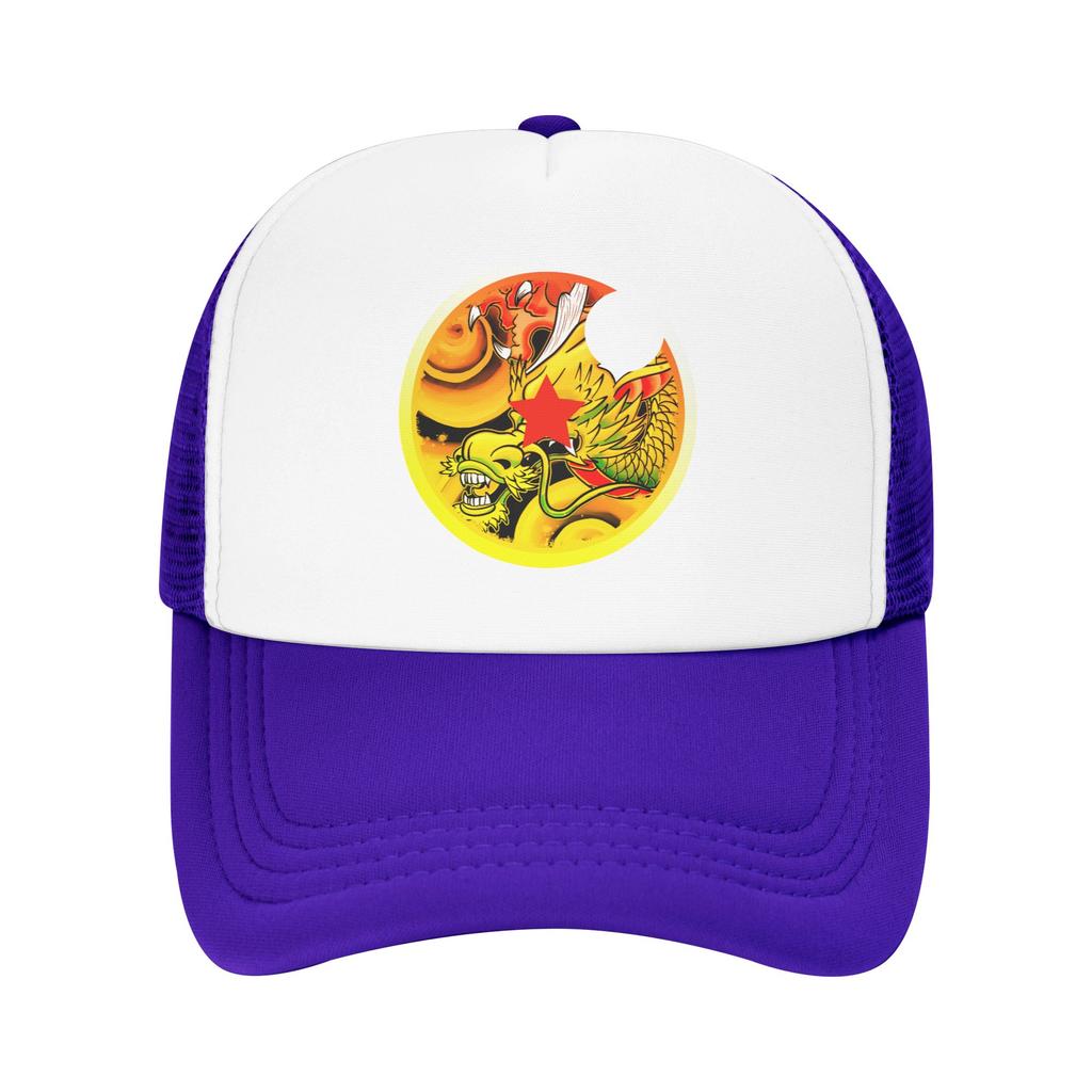 Dragon Ball Z Mesh Baseball Caps Adult Outdoor Trucker Hat Dad Hat Adjustable Snapback Caps Racing Cap Washable Trucker Hat