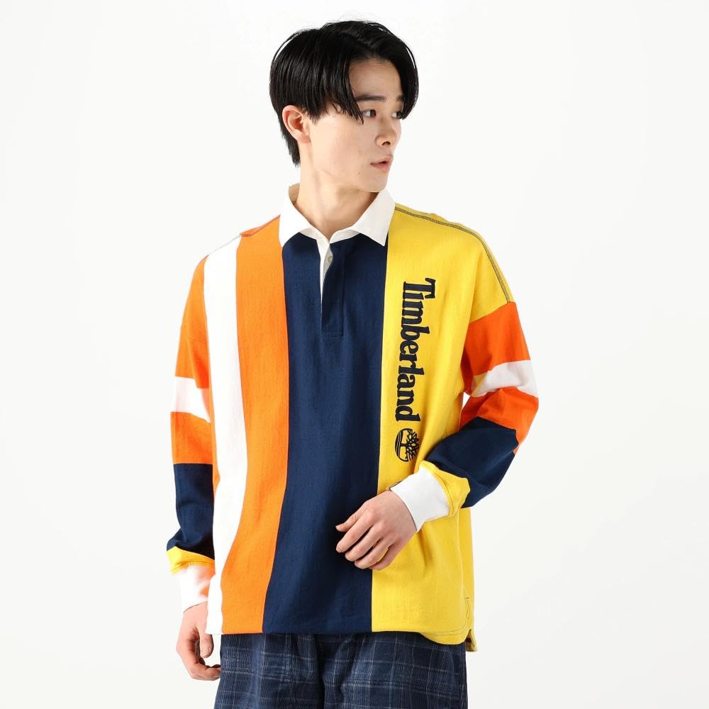 Timberland Rugby Shirt, Unisex, Adult, Lemon Chrome, Size L, TB0A64H77331