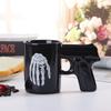 Skull Gun Water Cup Creative Combination Pistol Ceramic Cup Desert Eagle Mug Revolver Coffee Mug