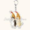 Cute Super Cute Kitten Cartoon Cat Acrylic Keychains Ring Shark for Accessories Bag Pendant Key Chain Jewelry Fans Lovers Gifts