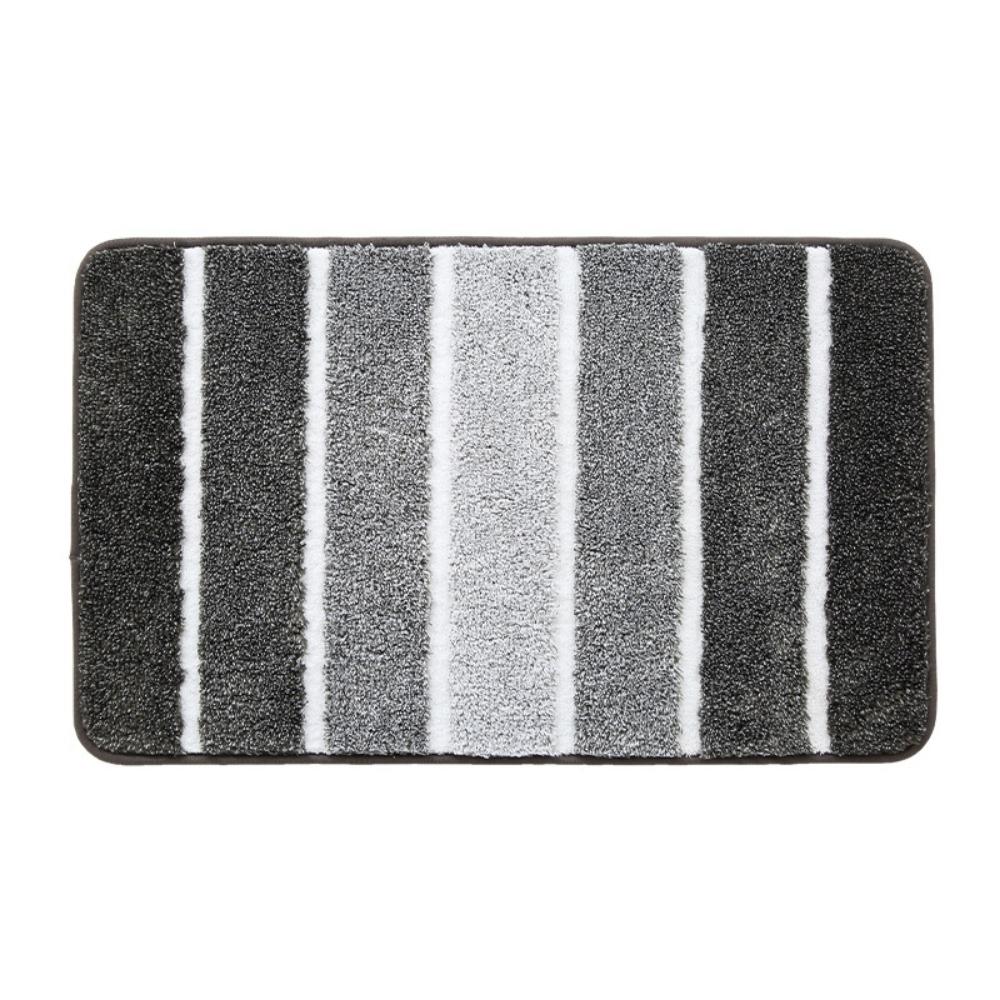 Gradient Stripes Sponge Bathroom Cashmere Thickening Mat Bath Non-slip Carpets In Wash Basin Bathtub  Floor Rug Shower Room Doormat Memory Foam 3D Pad