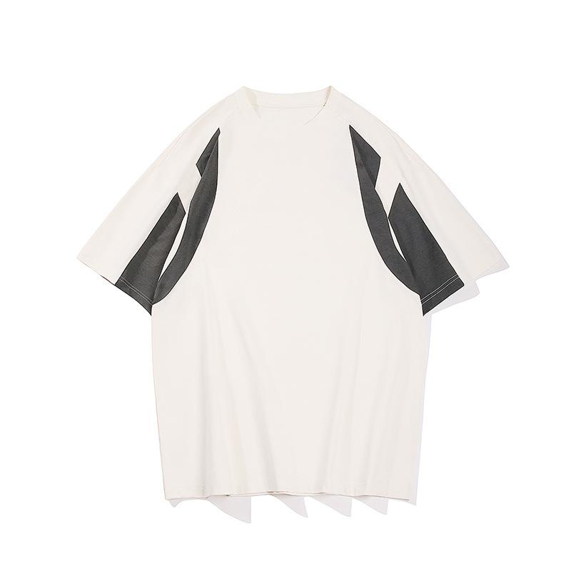 Men's Casual Loose-Fit Short-Sleeve Crew-Neck T-Shirt High-End Men's Summer New Arrival