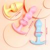 3Pc/Set Soft Silicone Anal Plugs Beginner  Anal Stimulator Trainer Sex Play Toy