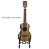 Suport Universal Pliabil pentru Ukulele Vioară, Suport Metalic Ajustabil pentru Ukulele 4/4 3/4 1/2 1/4 Viori, Negru