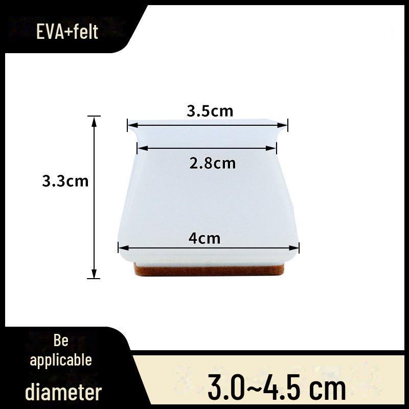 Silicone Wear-Resistant Chair & Table Leg Covers - Thickened, Anti-Fall Foot Pads