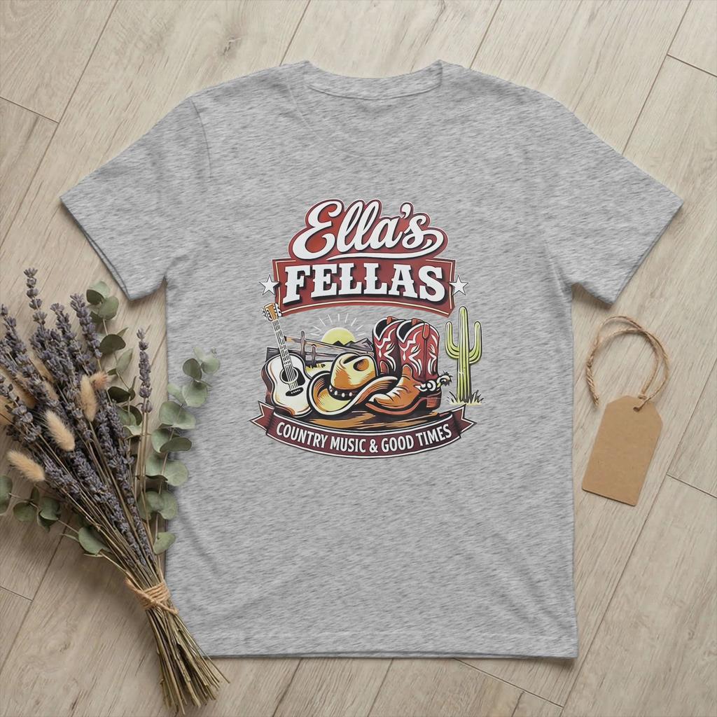 Vintage Elias Fellas Western Cowboy TShirts Unisex Crew Neck 100 Cotton T Shirt Country Funny Short Sleeve Tees Printed Merch