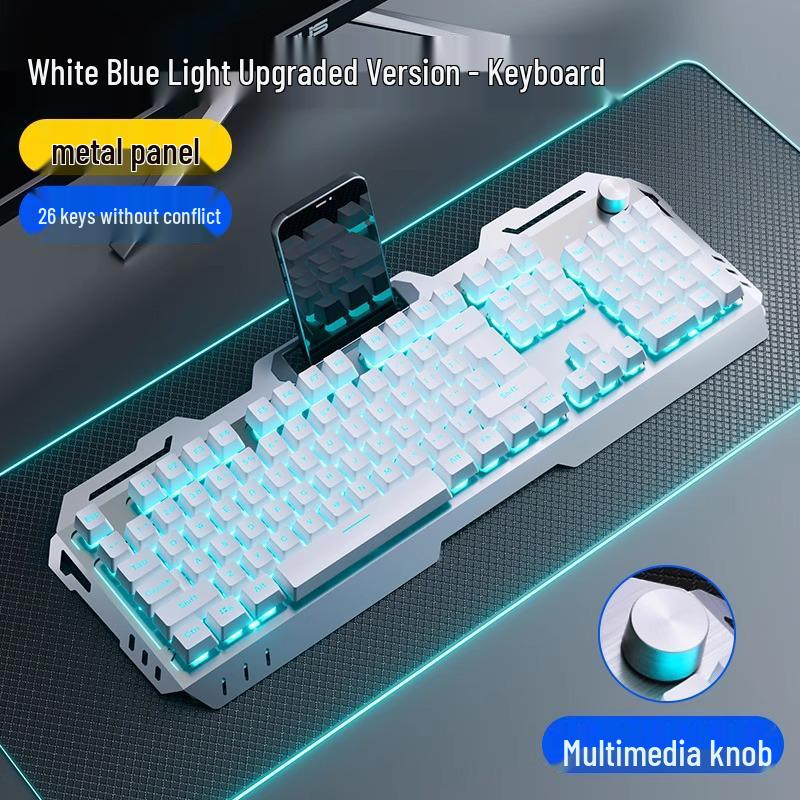 Maverick Mechanical Gaming Keyboard, Mouse, and Headset Set - Wired Esports Peripherals.