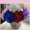 Head Realistic 5 Hydrangea Artificial Silk Flower For Wedding Party Decor Home
