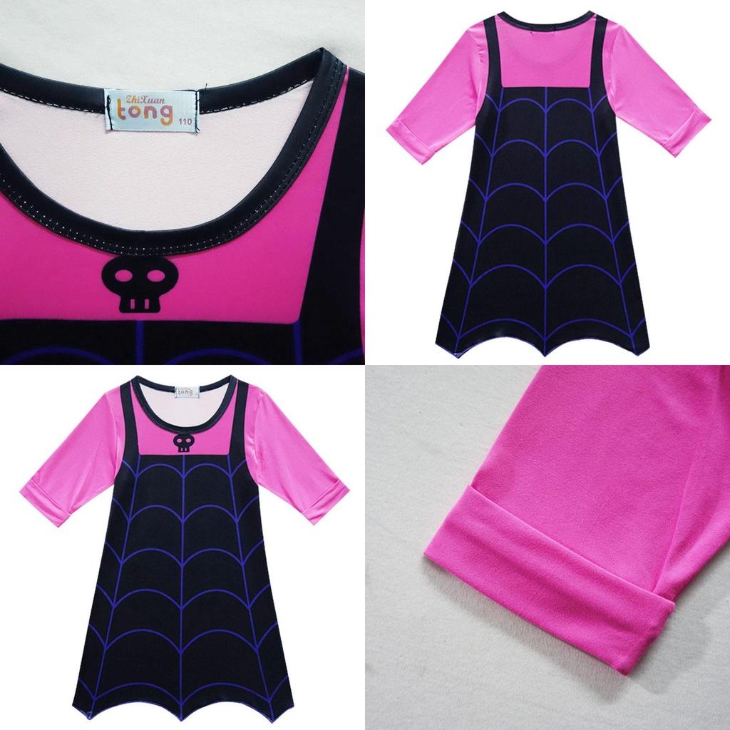 Cartoon Vampirina Meisjes Eendelig Sweat Jurkje Met Uitstekend Vakmanschap Voor Vakanties