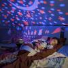 Sterrenprojector Nachtlampje Lamp Leuke Cadeaus voor Meisjes en Jongens Draaiende Sterrenhemel Maan LED Verlichting Projector voor Kinderkamer Decoratie
