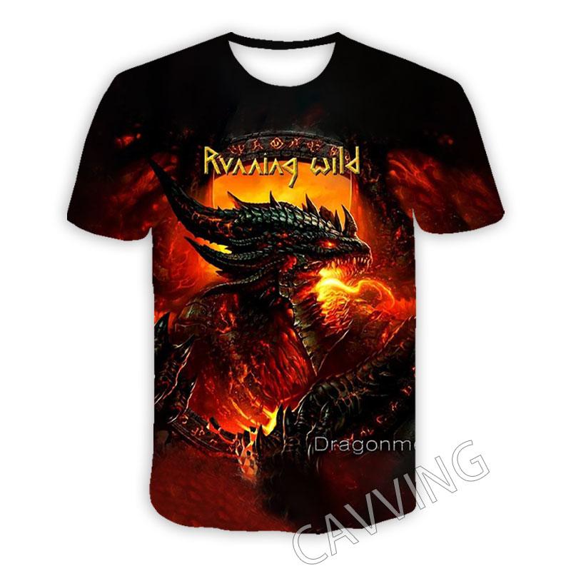 New Fashion Women/Men's 3D Print Running Wild Rock Casual T-shirts Hip Hop Tshirts Harajuku Styles Tops Clothing
