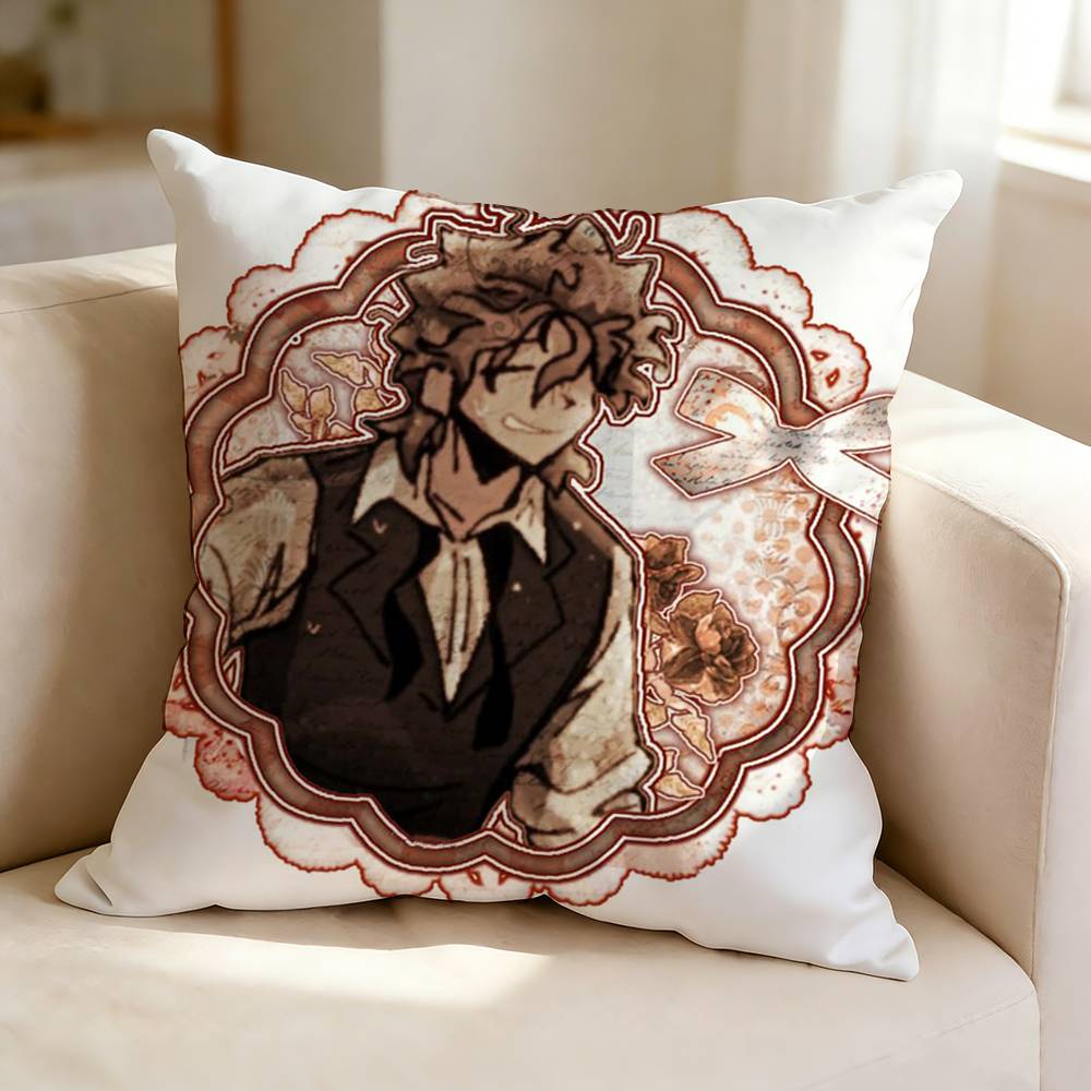 Horror Puzzle Game DDead PPlate Square DoubleSided printed Pillow Case Bedroom Bedside Pillow Sofa Cushion Cover