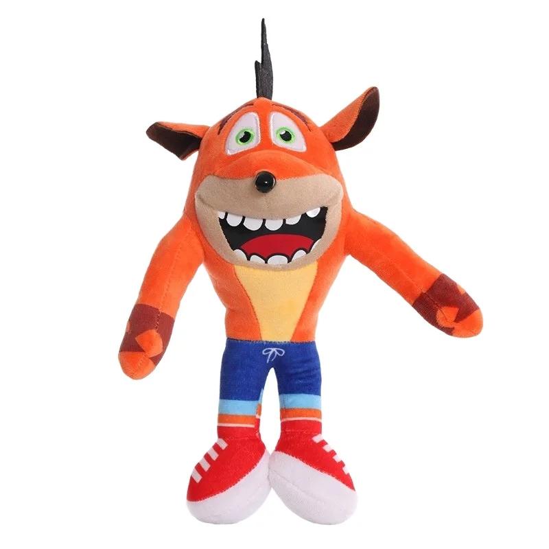 Jucării de pluș Crash Bandicoot Jucării umplute Seria Crazy Trilogy Figurine Anime Păpuși Kawaii Cadouri de Crăciun pentru copii Decor
