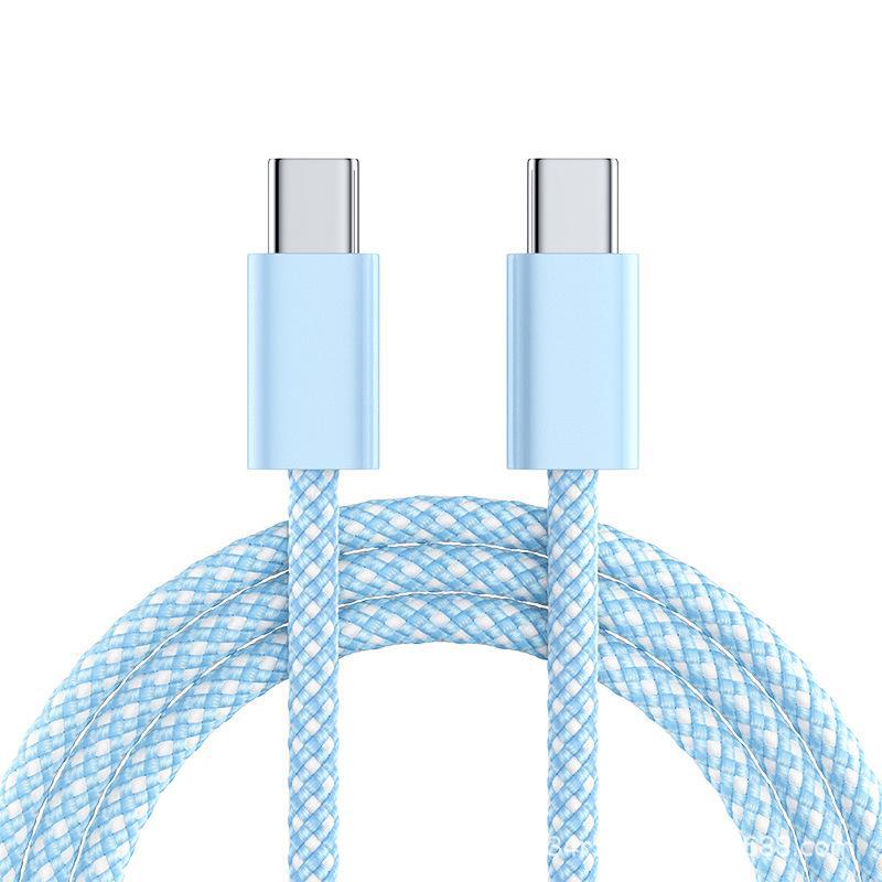 "60W Type-C To Type-C Data Cable for Apple, Samsung, and Huawei Fast Charging"