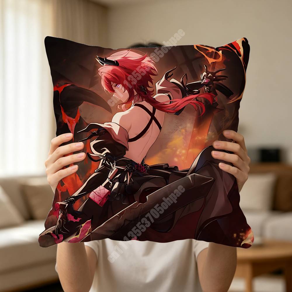 Arknights Endfield Laevatain Pillow Cover Cushion Case Sofa Couch Modern Apartment Decor Family Furnishing