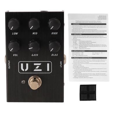 Electric Guitar Effects Drive Pedal Effector Simulating Guitar Distortion and Overdrive Effects AN 35 Black