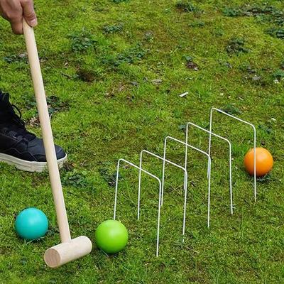 7Pcs Wood Bocce Balls Sports Playground Balls Grass Outdoor Balls For Backyard Gym Beach Lawn Family Parties With Storage Bag