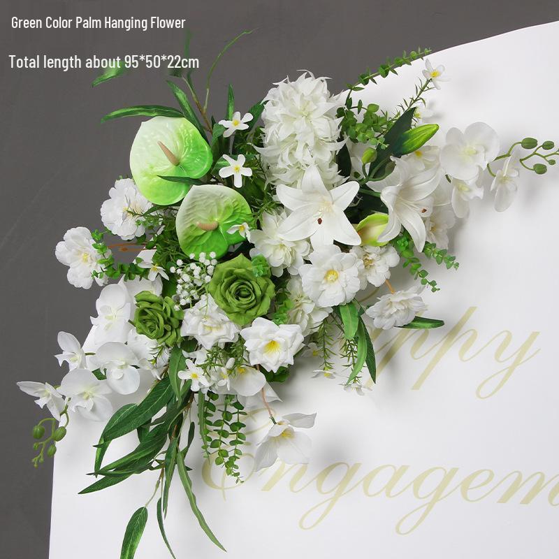 Mori Style Artificial Wedding Floral Aisle Decoration
