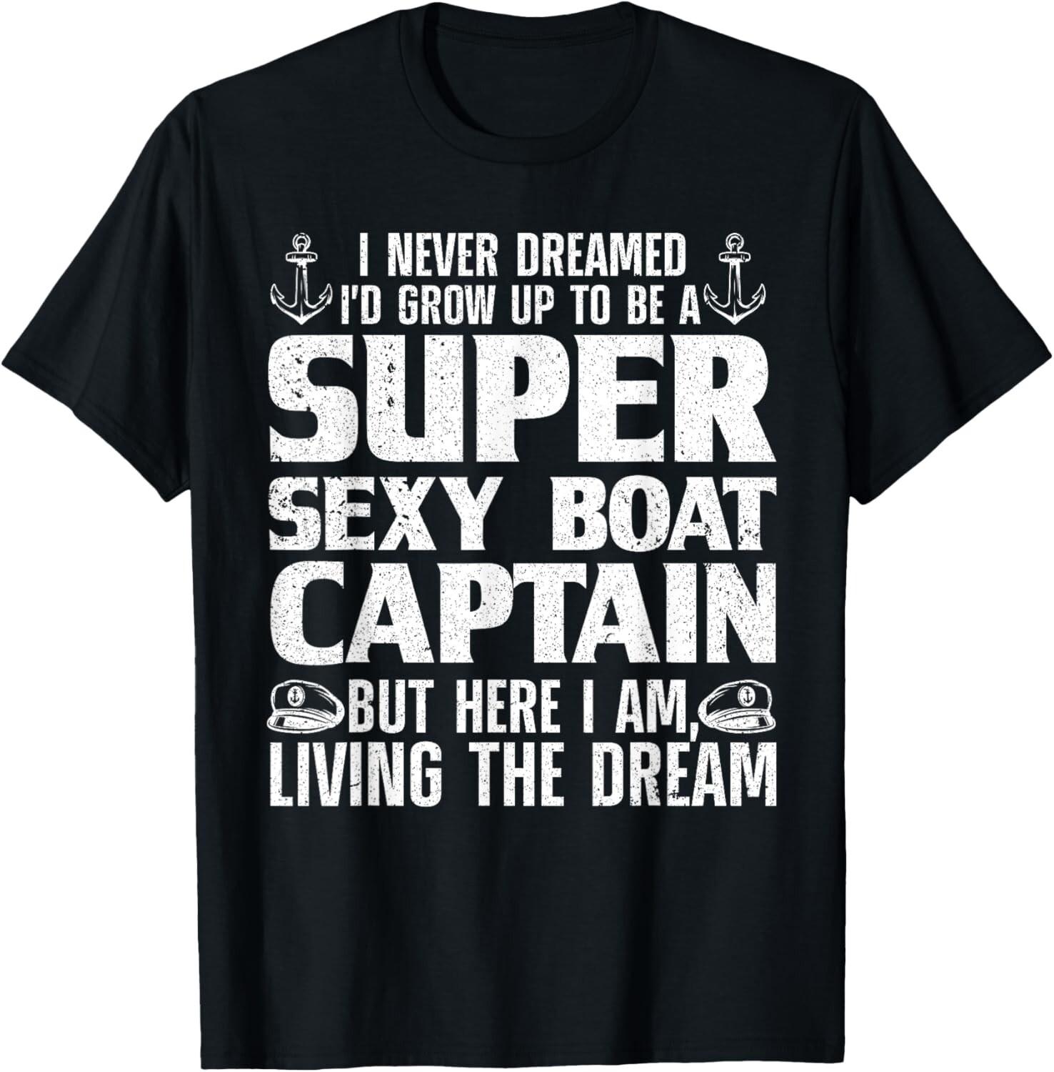 Funny Boat Captain Design For Men Women Boating Boat Captain Gift Unisex T-Shirt S разноцветный