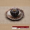 Large Ceramic Sandalwood Incense Burner for Indoor Aromatherapy & Mosquito Coil Holder