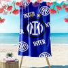 Blaues Inter Logo Strandtuch Ein Muss für den Strandurlaub