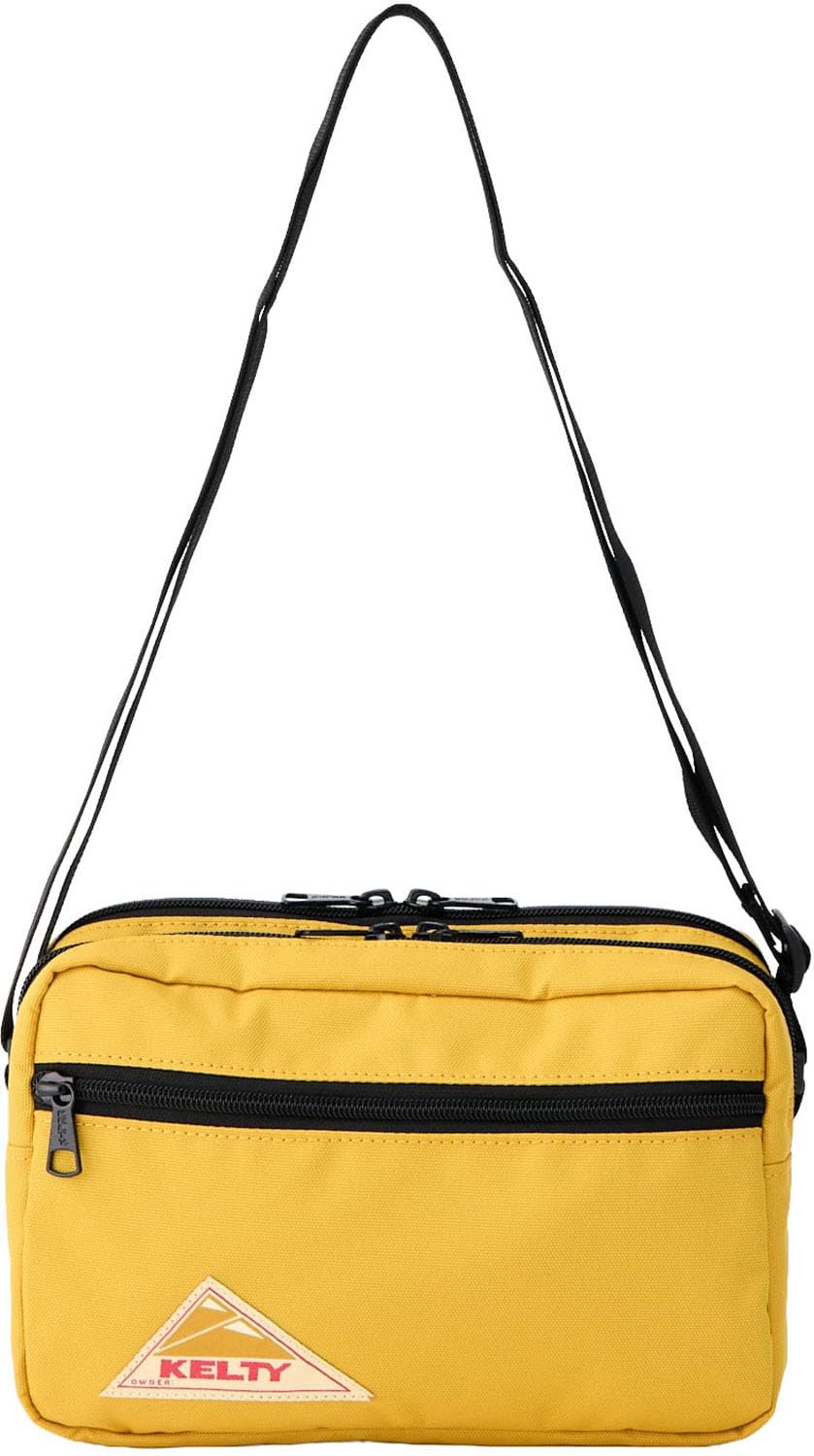 KELTY Outdoor Shoulder Bag ES RECTANGLE ZIP SHOULDER S 14cm x 23cm x 7cm Mustard 3259270926 горчичный