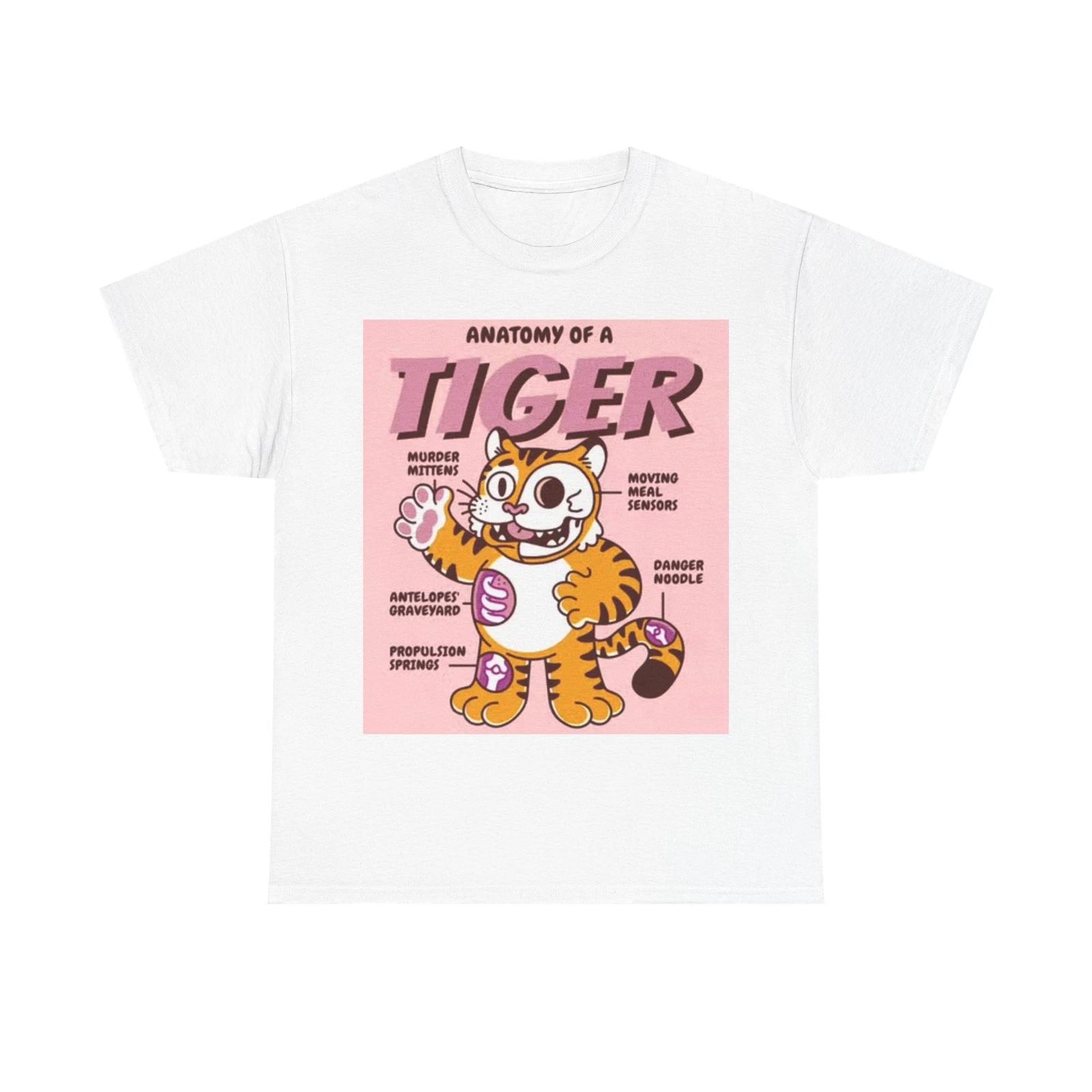 Men s and Women s T-shirts Anatomy Of A Tiger S