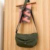 Korean Style Small Shell Shaped Shoulder Bag With Zipper Closure For Commuting