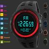 Men's Sports Watch Outdoor Mountaineering and Running Digital Countdown Electronic Men's Watch Student's First Choice LED Clock