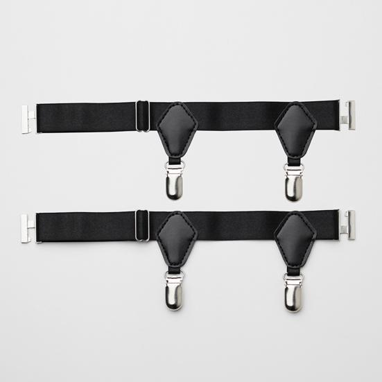 Sock Garters Belt Holders for Men Women Adjustable Non-Slip Sock Strap Suspenders Calf