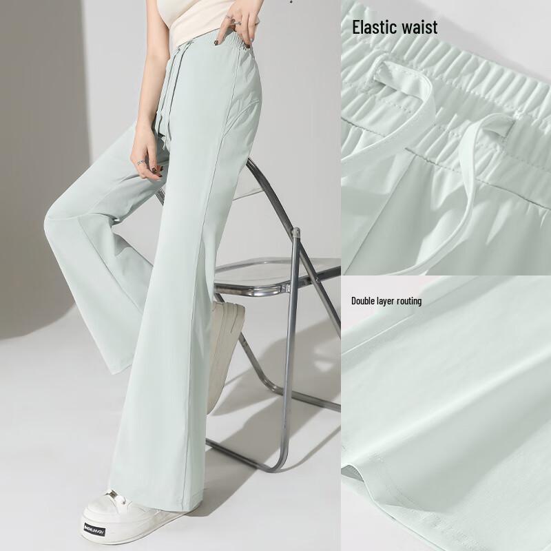 

Женские расклешенные брюки от солнца из ледяного шелка Baleno L