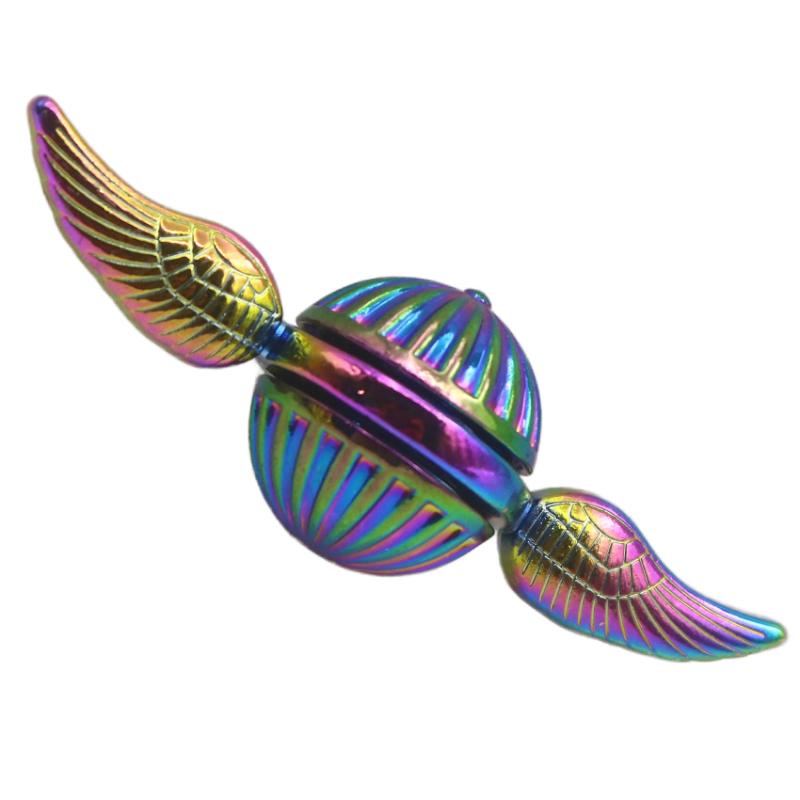 

Золотой кончик пальца, металлические серебряные крылья, золотой шар, таинственный подарок, украшение для дома, украшение интерьера