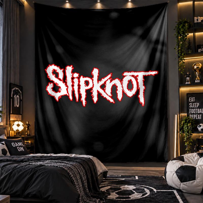 Wall Hanging Tapestry Slipknot Print Cloth for Living Room Bedroom Home Decor