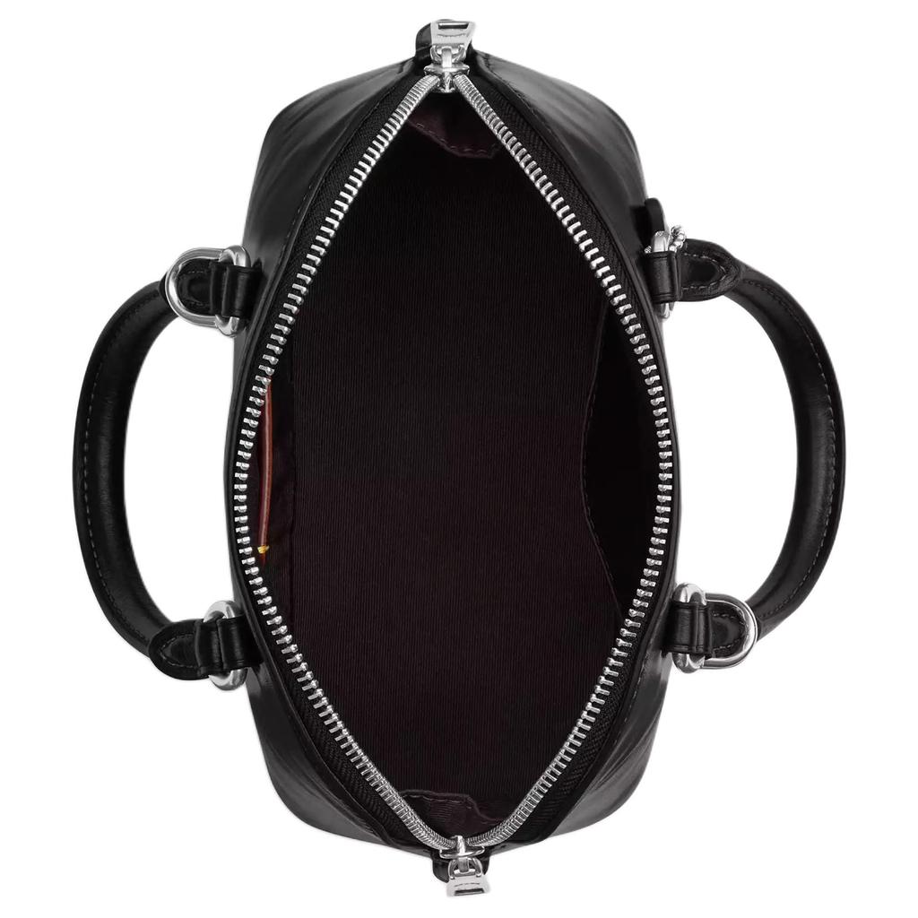 COACH SATCHEL Cow Leather Shoulder Bag, Crossbody Bag, Handbag Mini Women's Black CEA01-SVBK