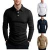 Men's  Leisure  Fashion  Monochrome  Shirt  Upper Garment