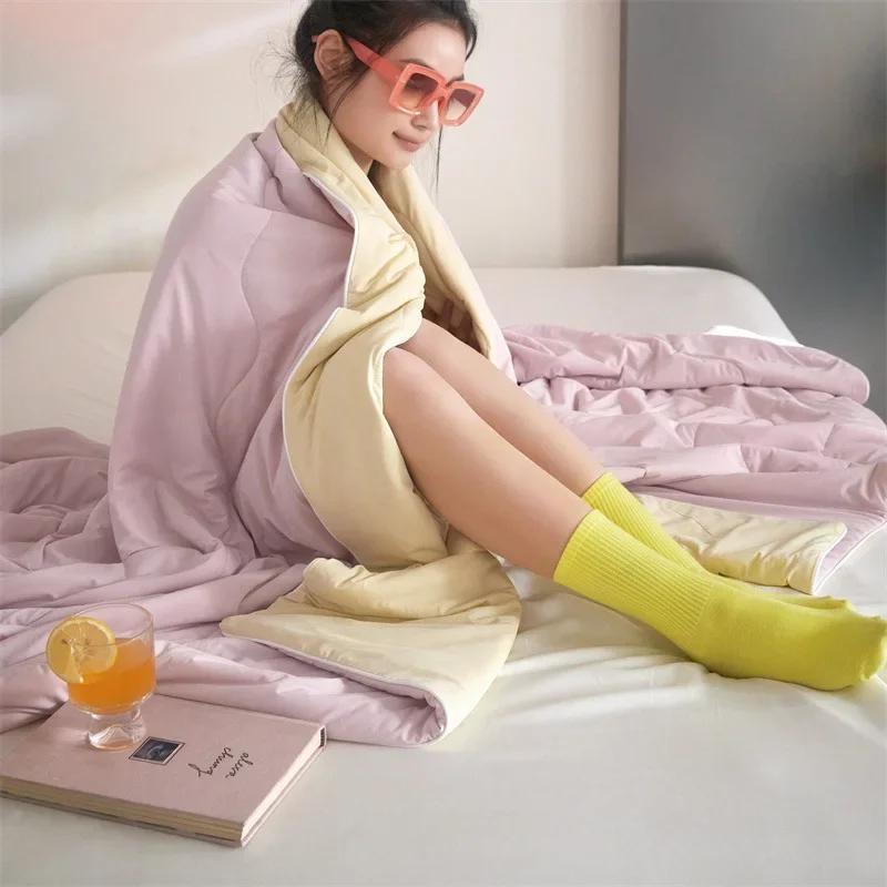 Xia Liang Quilt Class A Maternal And Infant Grade Nylon Plus Spandex Cool Quilt 20% Soybean Washed Air Conditioner Quilt