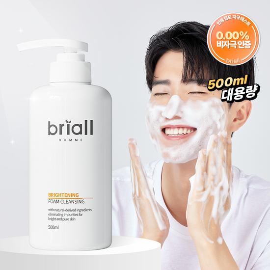 briall HOMME Brightening Large Capacity Foam Cleansing 500ml