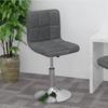 Day and Night - Day and Night Swivel Kitchen Stool Dark Grey Fabric