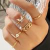 22-Piece Butterfly & Love Multi-Joint Ring Set