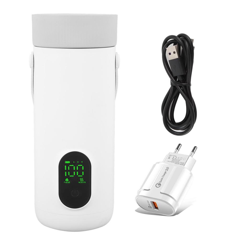 Travel Electric Kettle 350ML Portable Small Tea Coffee Kettle Hot Water Boiler Heater 27000mAh USB Rechargeable for Car