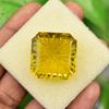 Natural Yellow Sapphire 46.5 Ct Square Cut Loose Gemstone