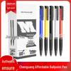 Morning MG 0.7mm Oil-Based Ballpoint Pen, Press-Type, Smooth Round Bullet Tip, Free Shipping